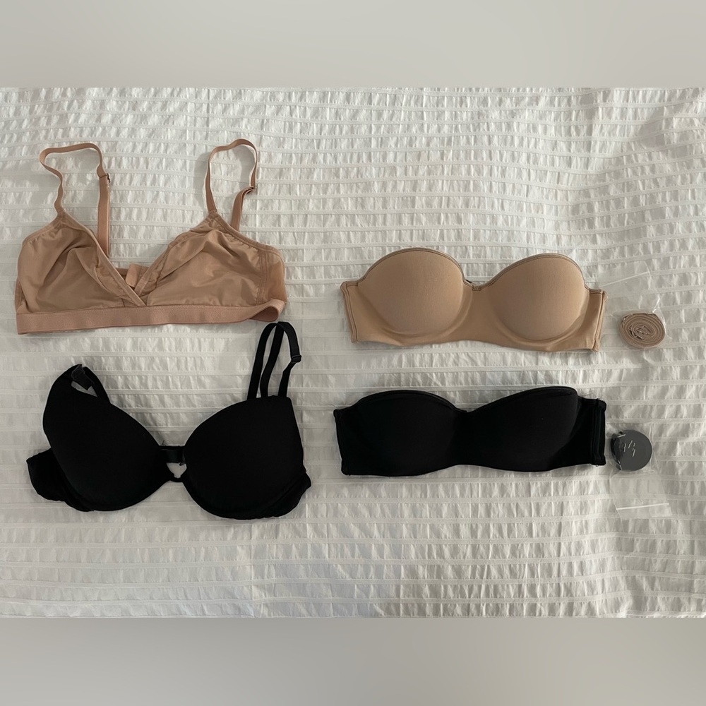 3 Natori and 1 La Perla Bra